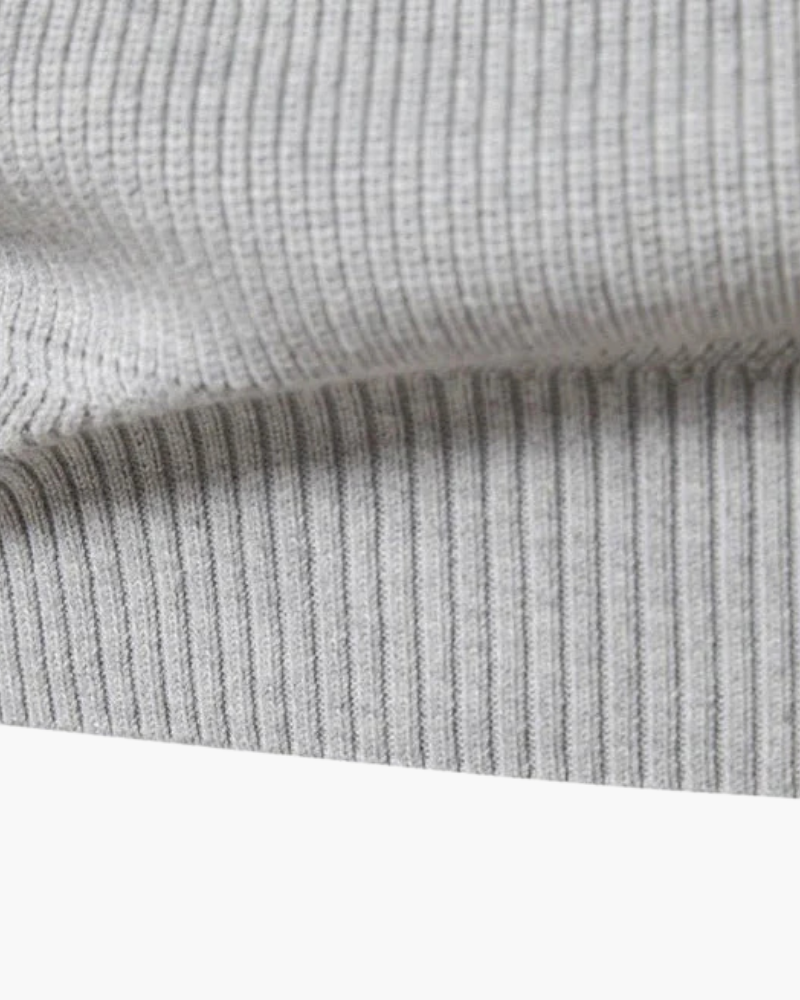 Orchard | Quarter-Zip Ribbed Sweater