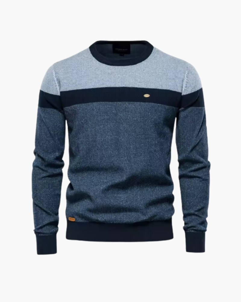 Orchard | Men's Colorblock Wool Sweater