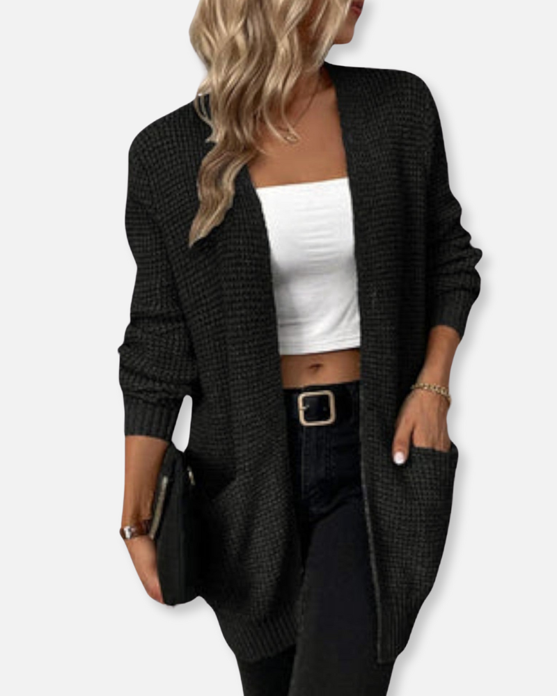 Orchard | Cozy Knit Open-Front Cardigan with Pockets