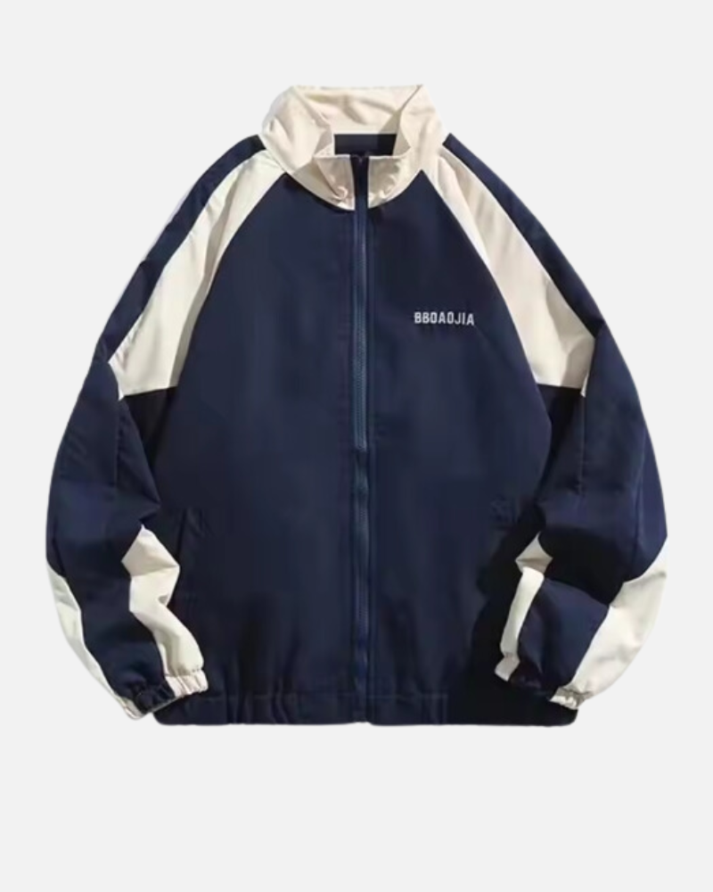 Orchard | Color-Block Retro Track Jacket