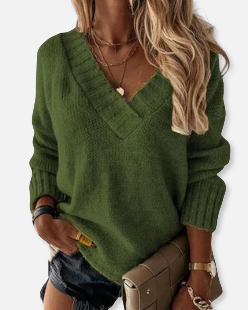 Orchard | Cozy V-Neck Knit Sweater