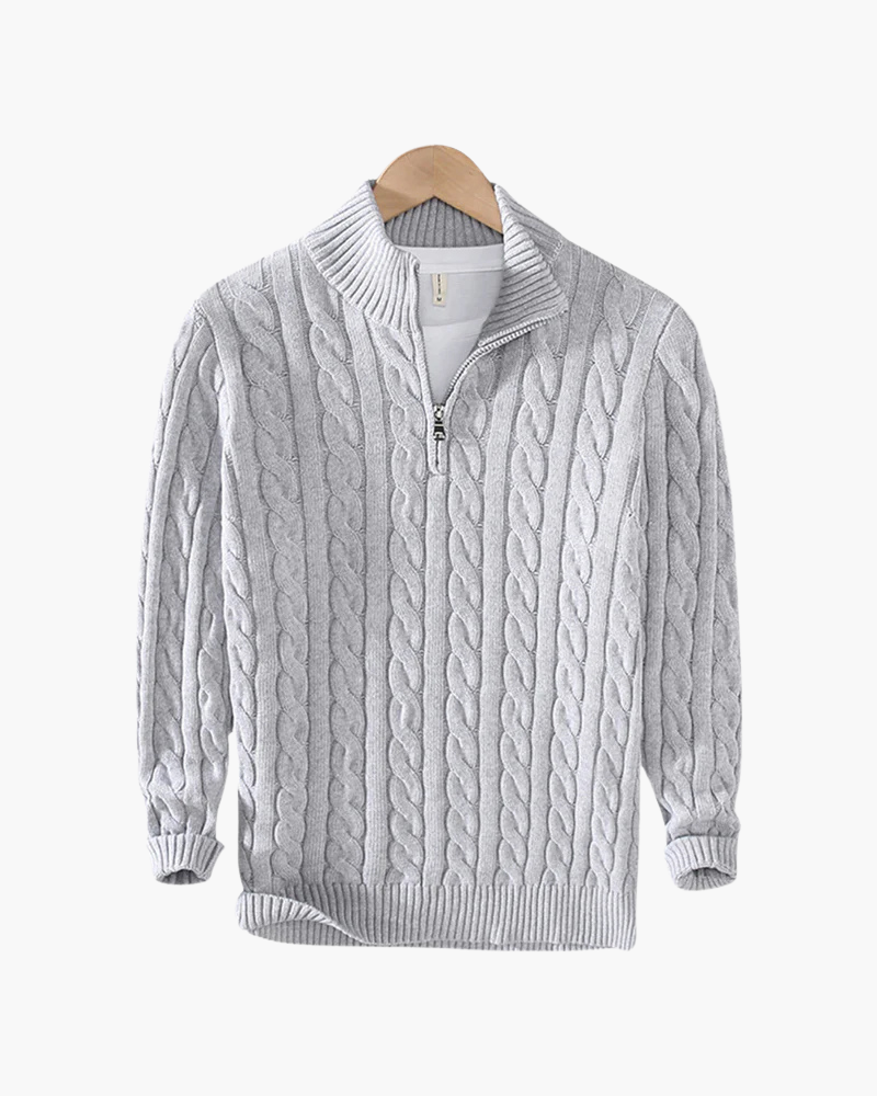 Orchard | Half-Zip Cotton Sweater