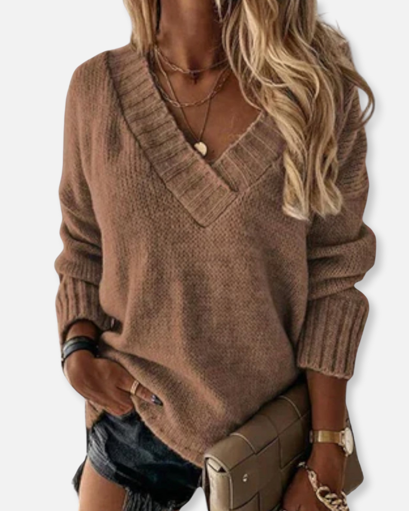 Orchard | Cozy V-Neck Knit Sweater