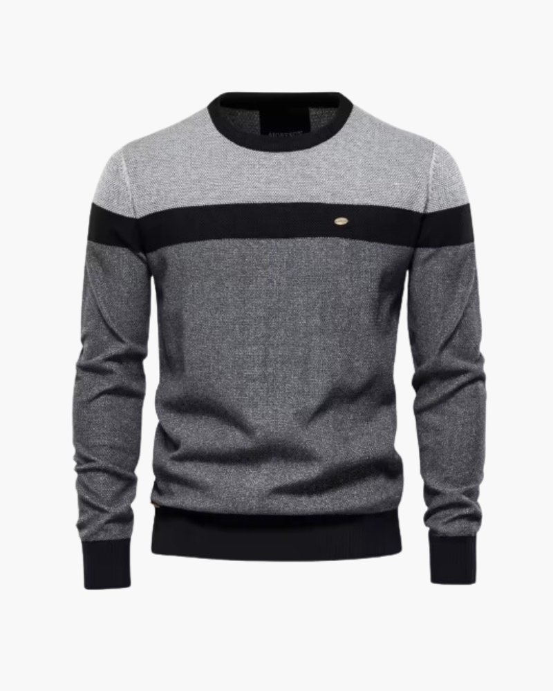 Orchard | Men's Colorblock Wool Sweater