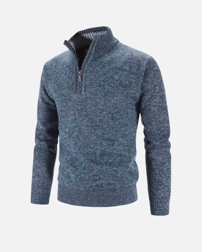 Orchard | Textured Quarter-Zip Sweater