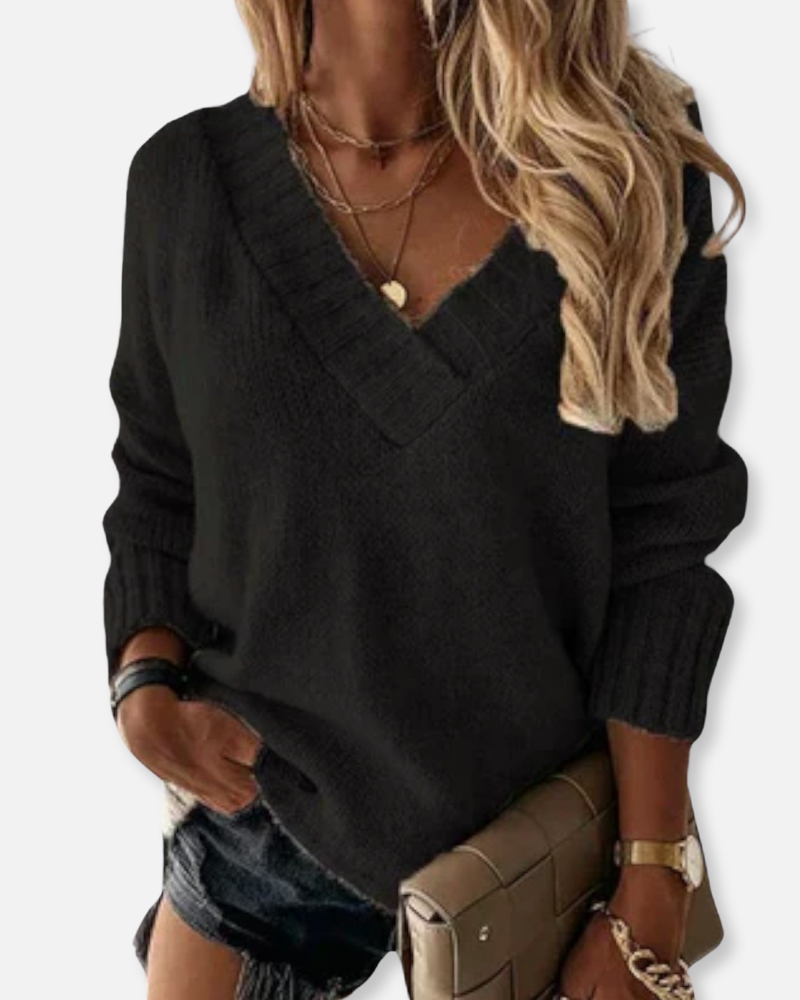 Orchard | Cozy V-Neck Knit Sweater