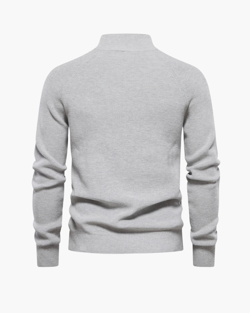 Orchard | Quarter-Zip Ribbed Sweater