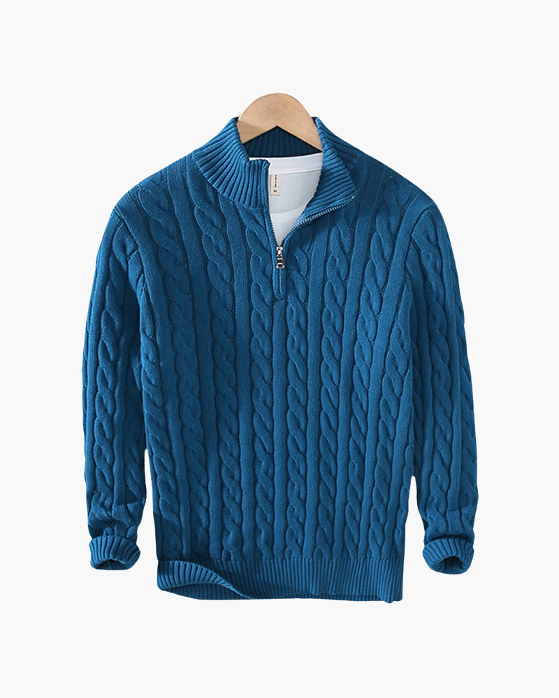 Orchard | Half-Zip Cotton Sweater