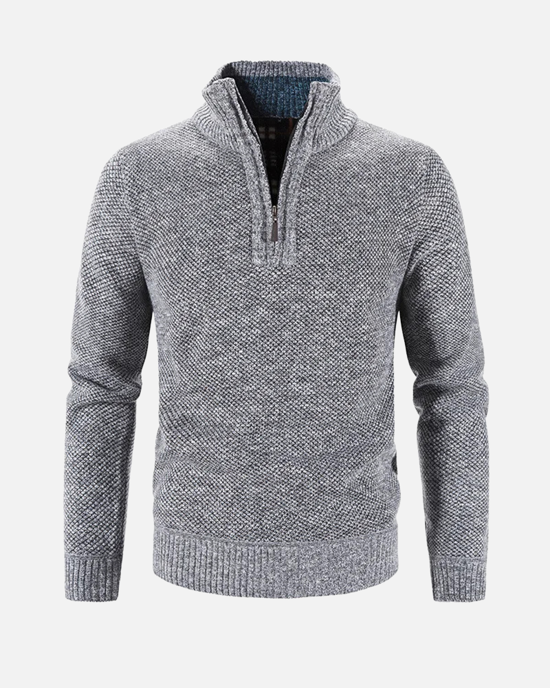 Orchard | Textured Quarter-Zip Sweater