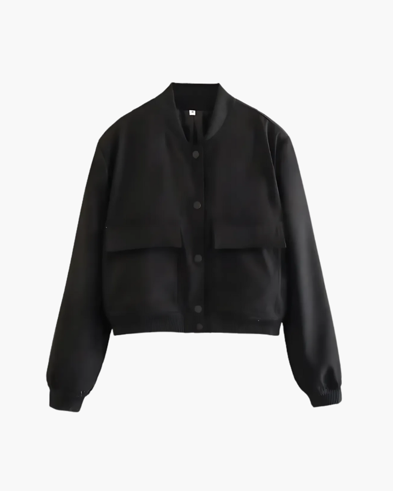 Orchard | Classic Button-Up Bomber Jacket