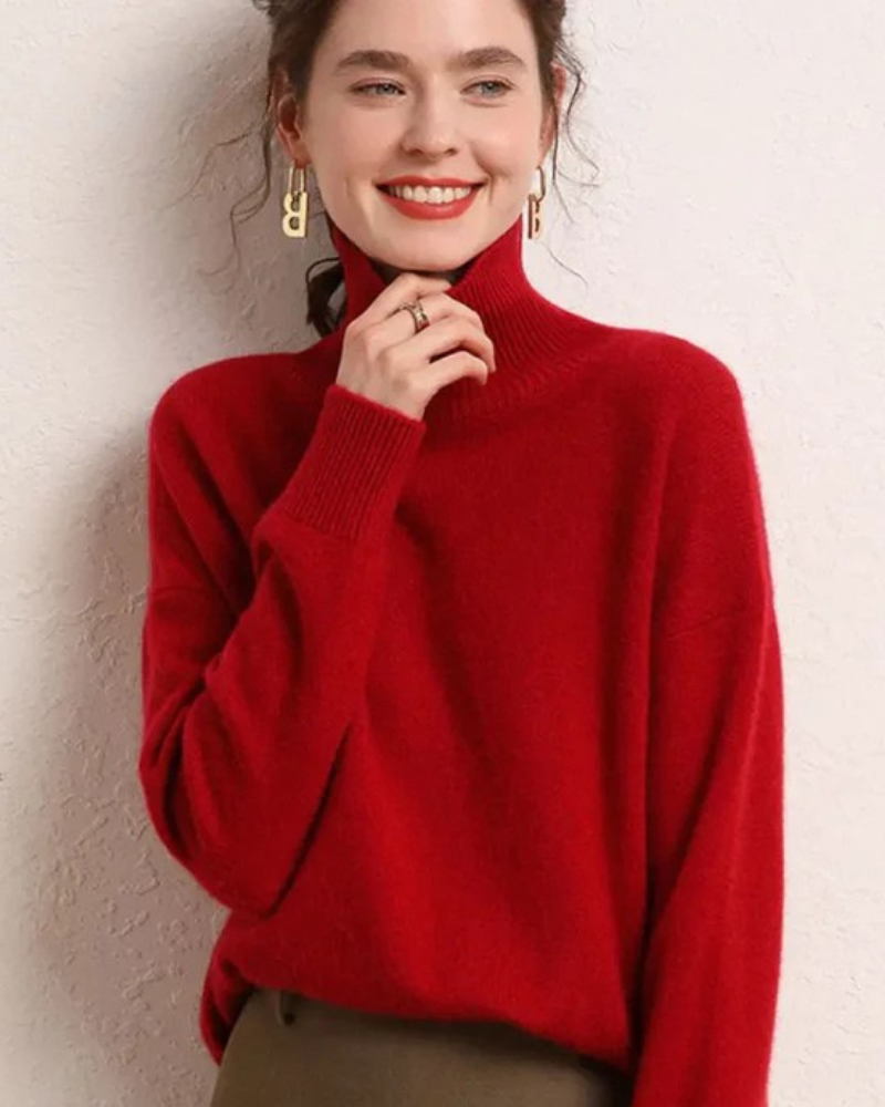 Orchard | Classic Wool Turtleneck Sweater