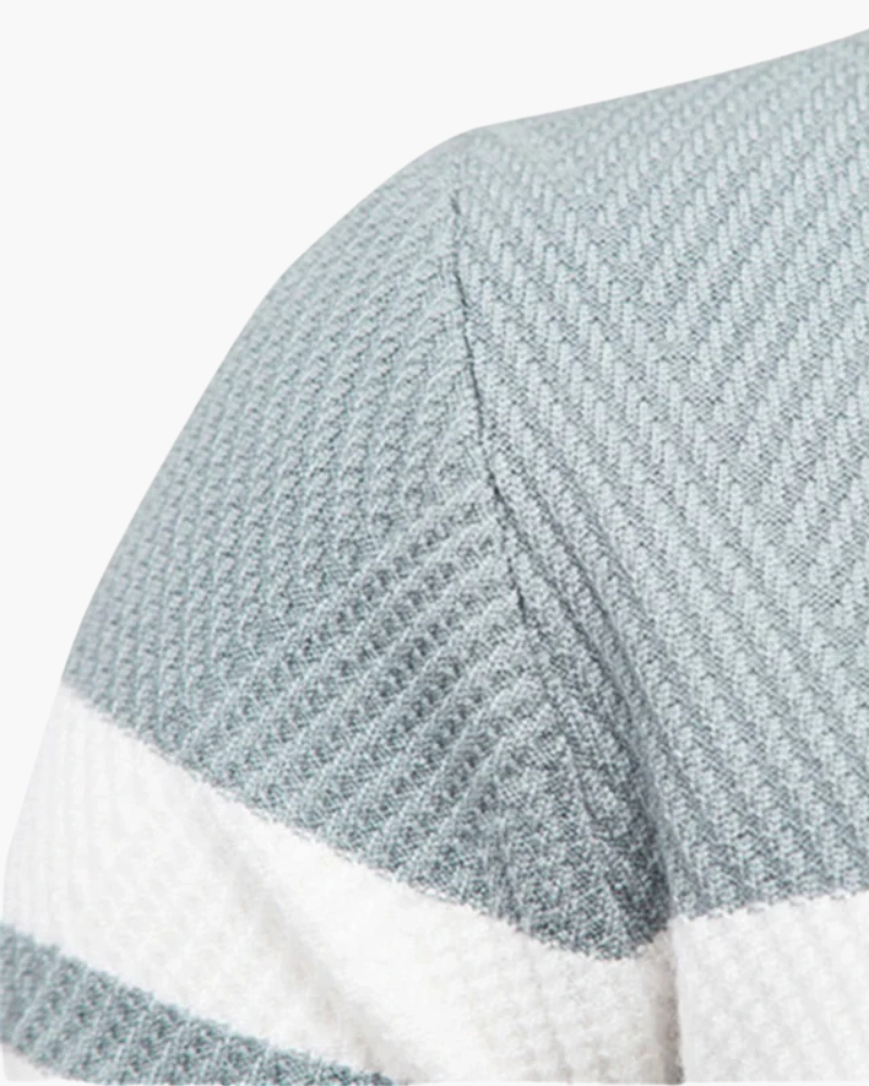 Orchard | Striped Ribbed Crewneck Sweater